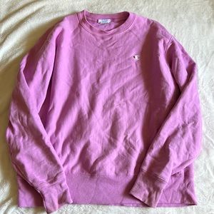 oversized champion crewneck